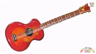 *GUITAR* | Musical Instruments | Nursery Rhymes TV | Music For Kids