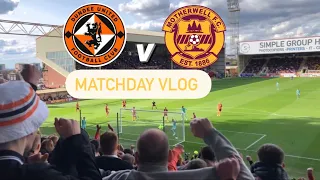 SCENES AS JAMIE MCGRATHS PENALTY DECIDES THE GAME - Dundee United v Motherwell Matchday Vlog