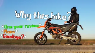 2021 KTM 690 SMC R One Year Review STOCK!
