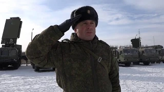 Заступление на боевое дежурство ЗРК С-400 «Триумф»