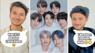 Pakistani React ON BTS Tiktok Edits Compilation 2023 | 7 Members Together looking So Cute 😘