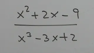 Descomposición de una fracción algebraica en suma de fracciones simples IV