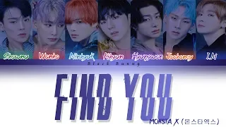 MONSTA X (몬스타엑스) - FIND YOU (Color Coded Lyrics Han/Rom/Eng/가사)