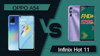 OPPO A54 Vs Infinix Hot 11 - Full Comparison [Full Specifications]