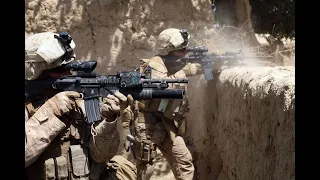 U.S. Marines Call For Danger Close Air Support During Firefight In Ramadi, Iraq