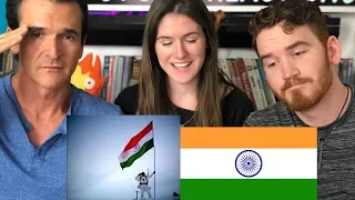 Indian National Anthem American REACTION | Indian Army |  A R Rahman