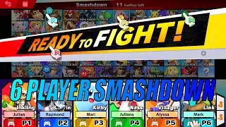 Super Smash Bros. Ultimate 6 Player Smashdown Episode 06 (HD 1080p 60fps)