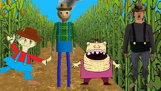 ENDING | Baldi's Basics Maze Challenge! v1.0 Farm Map (Baldi's Basics fan game!!)