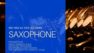 2022 TMEA All-Region Jazz Etude 3 (Alto Saxophone)