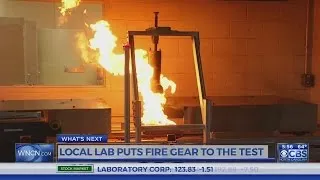 Local lab puts fire gear to the test