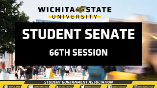 66th Student Senate - August 30,  2023