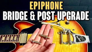 Transform Your Epiphone With Bridge And Stud Upgrades!