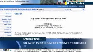 Controversial UN investigator for Palestinian territories Richard Falk refuses to quit over remarks