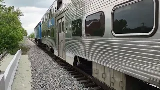 First day of operations for new Metra Peterson Ridge station on UP North Line 05202024