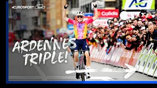 Sprint To The Finish! | Vollering Wins Liège-Bastogne-Liège | Eurosport