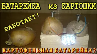 💡 БАТАРЕЙКА ИЗ КАРТОШКИ РЕАЛЬНО РАБОТАЕТ