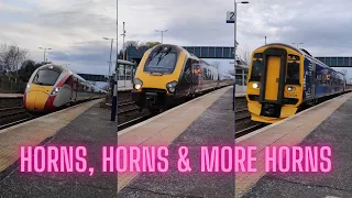 HORNS, HORNS & MORE HORNS! Legend Drivers Giving Tones (Azuma, Super Voyager, 158)