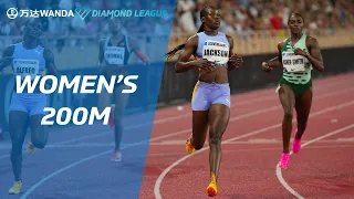 Jamaica's Shericka Jackson cruises to victory in Monaco 200m - Wanda Diamond League 2023