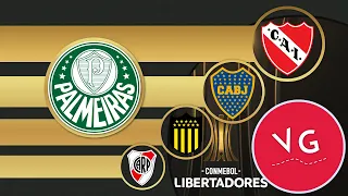 Campeones Copa Libertadores 1960 - 2020 Palmeiras Campeão 2020