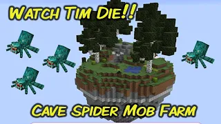 CubeCraft SkyBlock – Cave Spider Farm