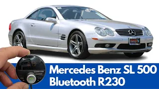 Mercedes-Benz SL-Class Bluetooth Adapter (R230) - Add iPhone Music to SL 500 / SL55 Factory Stereo