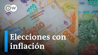 Los argentinos van a las primarias hartos de la alta inflación