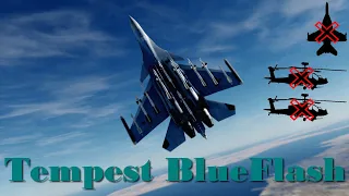 Su-33 takes out F-18 and 2 Apaches | Tempest BlueFlash 80s Persian Gulf