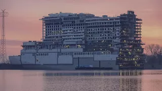 AIDAnova under construction at Meyer Werft shipyard |4K