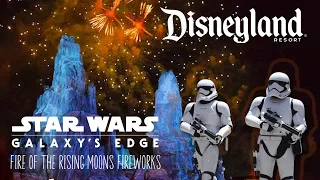 Disneyland's Fire of the Rising Moons Galaxy's Edge Fireworks Spectacle