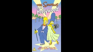 Original VHS Opening and Closing to The Simpsons Go to Hollywood UK VHS Tape