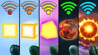 sun with different Wi Fi in Minecraft be like