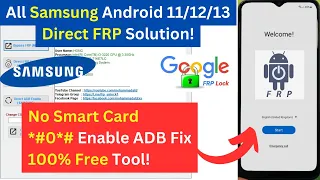 All Samsung [Direct FRP] Unlock ✅ Android 11/12/13 Google Account (Gmail Lock) Bypass New Trick!