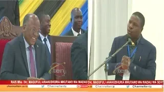 MCHUNGAJI DANIEL MGOGO MBELE YA RAIS DKT. MAGUFULI "WANATUUZIA VIWANJA BARABARANI"