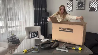 KARCHER PUZZI 10/1 HALI VE KOLTUK YIKAMA MAKİNASI KUTU İÇERİĞİ VE KULLANIMI