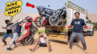 BIKE CHORI PRANK ON TEAM | सबकी बाइक चोरी कर ली- फिर आया मज़ा | Reached Police Station😂