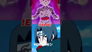 anime wheel goku Black vs itachi | who is strongest | loser get eliminated