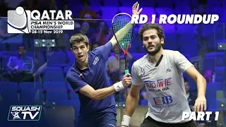 Squash: PSA Men's World Champs 2019/20 - Rd 1 Roundup [Pt. 1]