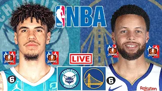 Charlotte Hornets vs Golden State Warriors | NBA Live Scoreboard 2022  | Jimby Sports