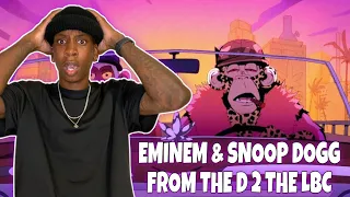 SNOOP YOU OKAY?! Eminem & Snoop Dogg - From The D 2 The LBC [Official Music Video] REACTION