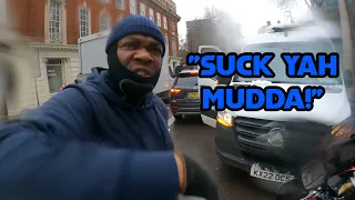 "Suck Yah Mudda!" UK Bikers vs Stupid, Crazy People and Angry Drivers #153