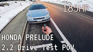1997 HONDA PRELUDE 2.2 VTi 185 HP Test Drive POV