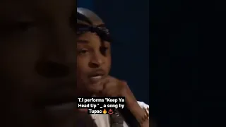 T.I performs Tupac's song at the Hall of Fame