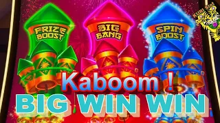 ★KABOOM ! BIG BIG WIN on NEW IGT SLOT★RISING ROCKETS Slot (IGT)☆栗スロ Pechanga Casino