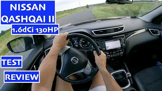 2014 Nissan Qashqai II 1.6dCi 130HP Tekna 4x4  | POV Test drive | 0-100 | Review |