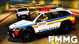 RÁDIO PATRULHAMENTO TÁTICO NOTURNO PMMG | PALIO WEEKEND ADVENTURE 2022 | GTA 5 POLICIAL (LSPDFR)