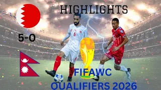 Highlights NEPAL vs BAHRAIN 2024 || Extended Highlights || Fifa world cup qualifiers 2026