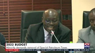 2022 Budget: Minority demands removal of Special Petroleum Taxes on petroleum products (26-10-21)