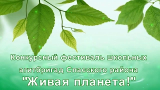 Конкурсный фестиваль школьных агитбригад Спасского района "Живая планета!". ЧАСТЬ 2.