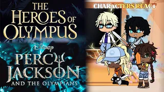 PERCY JACKSON/HEROES OF OLYMPUS CHARACTERS REACT || PART 1 || POST BLOOD OF OLYMPUS