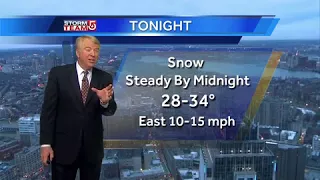 Video: Fast-moving storm could dump half a foot of snow